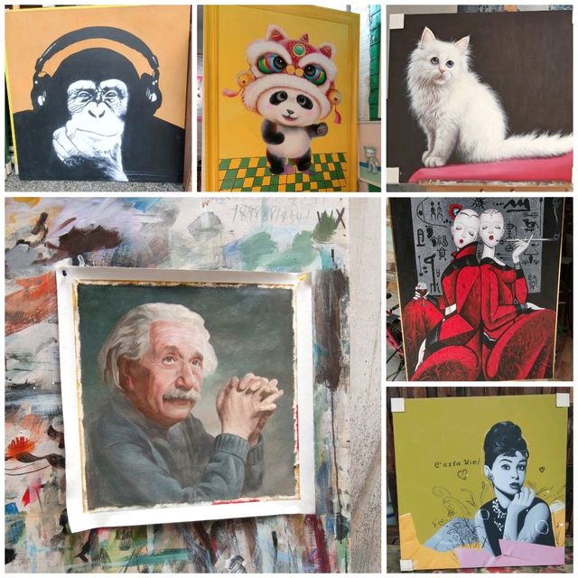 打卡深圳一個繽紛色彩村☞大芬油畫村🎨
