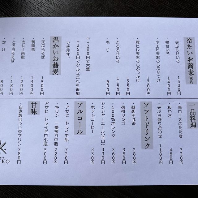 傳統和室天婦羅餐廳🍤蕎麥いざかやyakko 