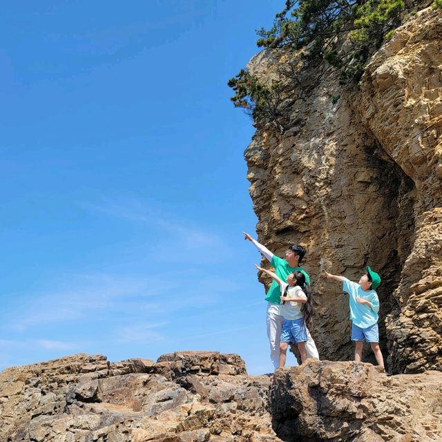 해식동굴이 멋진 파도리 해수욕장에서 인생샷 찍기💕