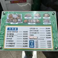韓国:釜山 ˗ˏˋ オクチョンフェジプ 옥천횟집 ˎˊ˗