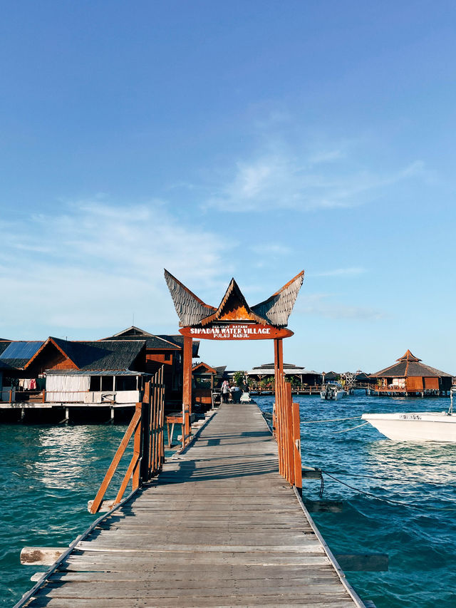 🏠馬來西亞仙本那住宿👣 Sipadan Water Village 太美麗的水上小屋