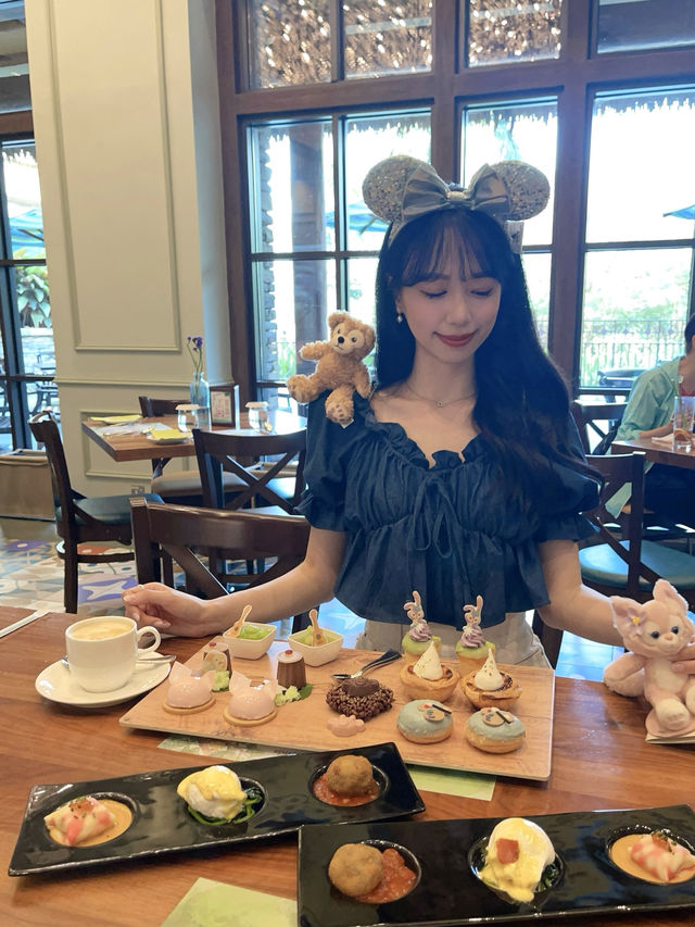 香港迪士尼探索家度假酒店可愛打卡下午茶