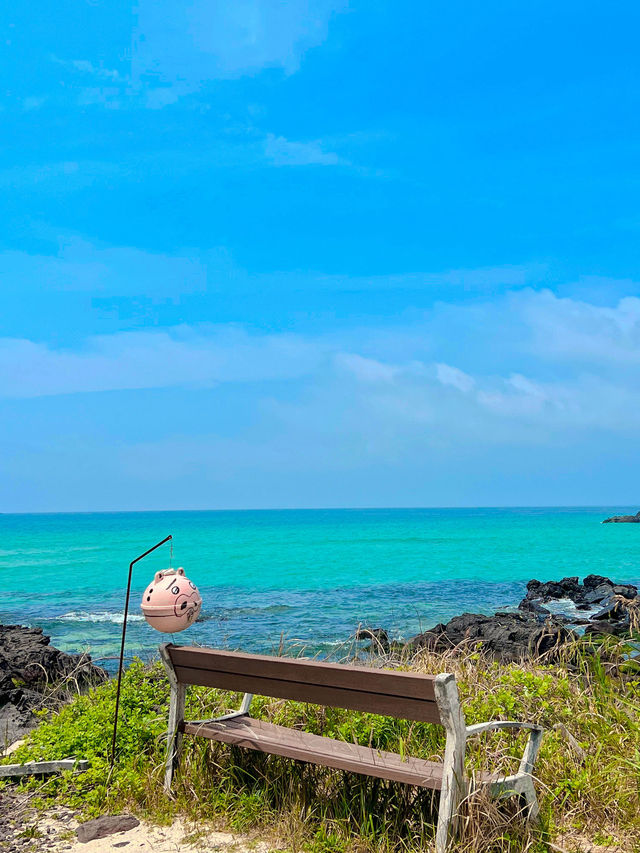 제주 애매랄드빛 바다 애월 한담해안산책로 🌊🏝️