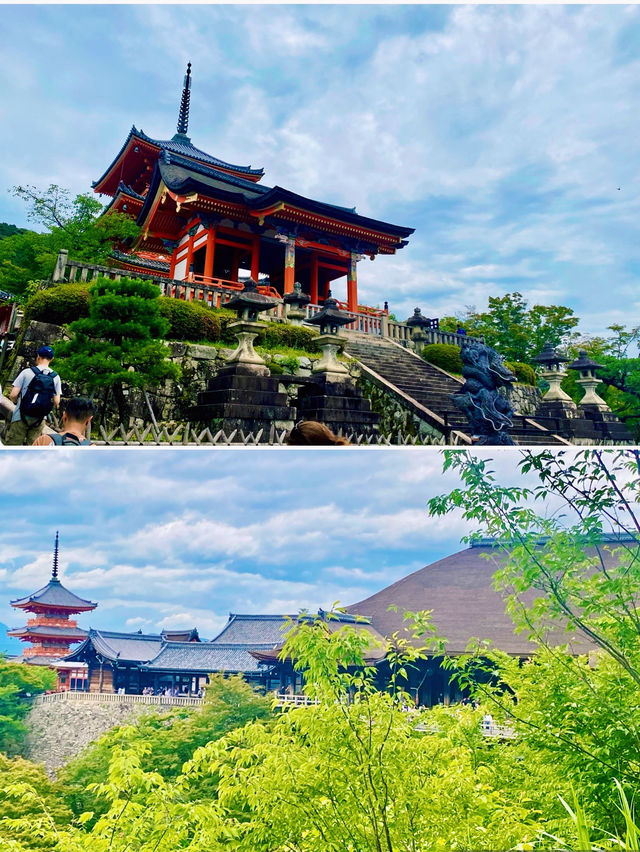 【京都】清水寺：雄偉壯麗的大殿，橫跨斷崖的清水舞台