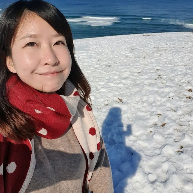 幸運的鳥取雪丘-划算的外國人計程車