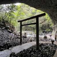 「高千穗峽」秋天紅葉，適合自駕遊