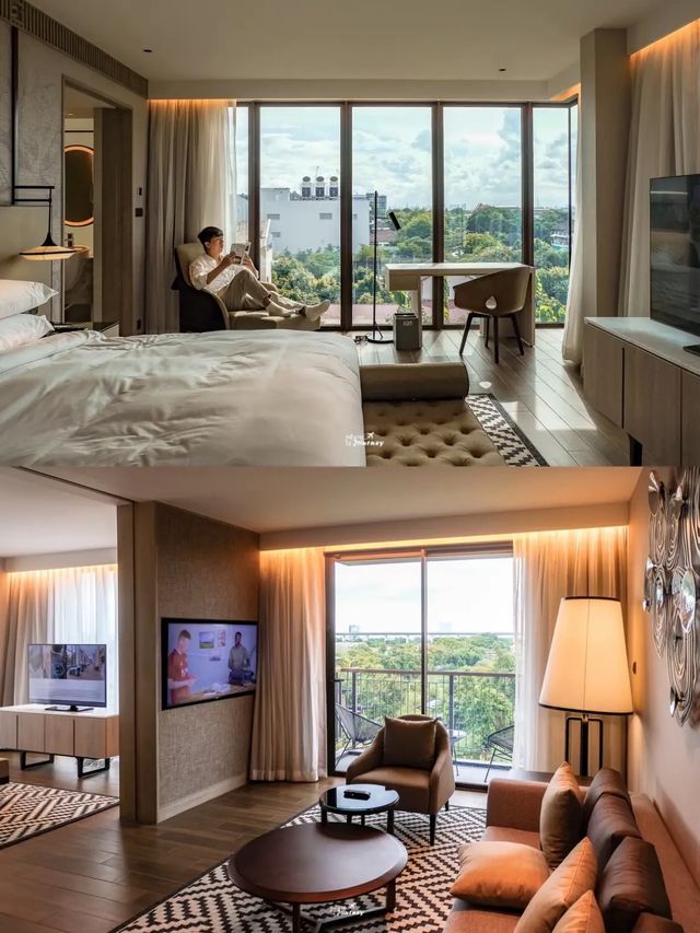 พักผ่อนสุดหรูใกล้สุวรรณภูมิ Courtyard by Marriott