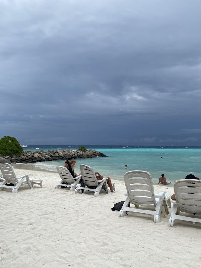 The ONLY bikini beach in Maafushi 👙