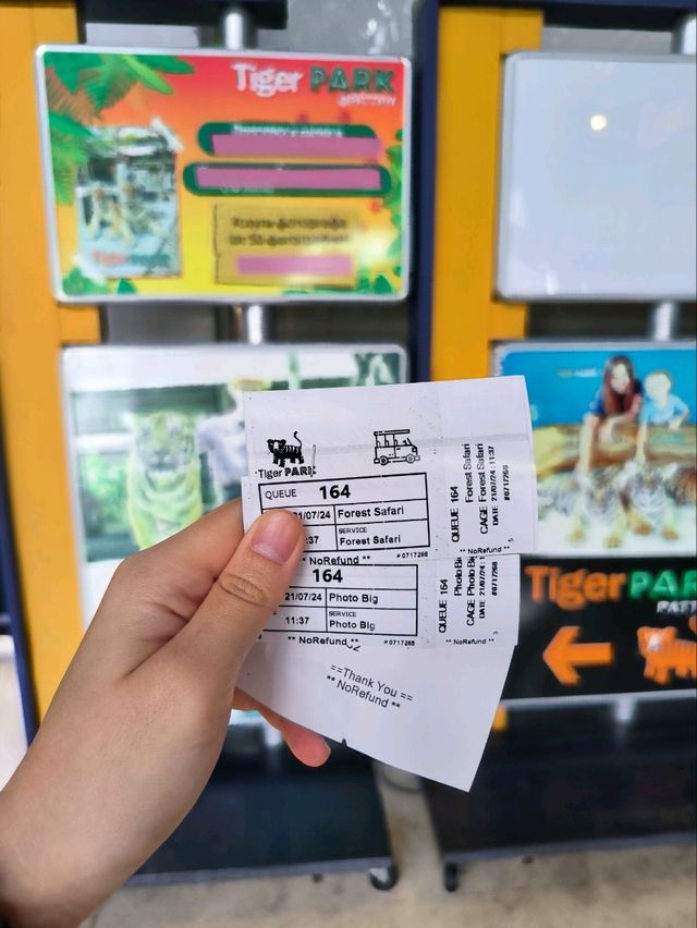 Tiger Park Pattaya ใกล้ชิดเสือตัวเป็นๆ