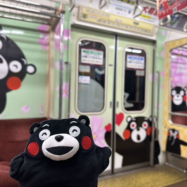 熊本電鐵上熊本站列車體驗😘