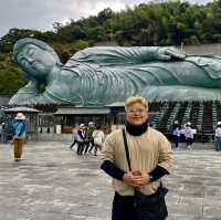 วัดนันโซอิน พระใหญ่กับใบไม้เปลี่ยนสี