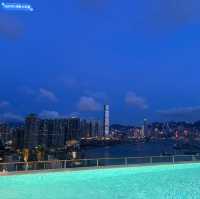 홍콩의 야경 10000% 즐길 수 있는 인피니티풀🇭🇰