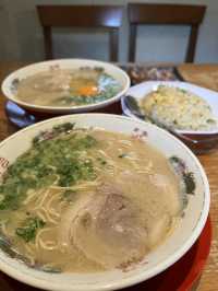 【福岡グルメ】いつも行列ができるという久留米ラーメン店🍜