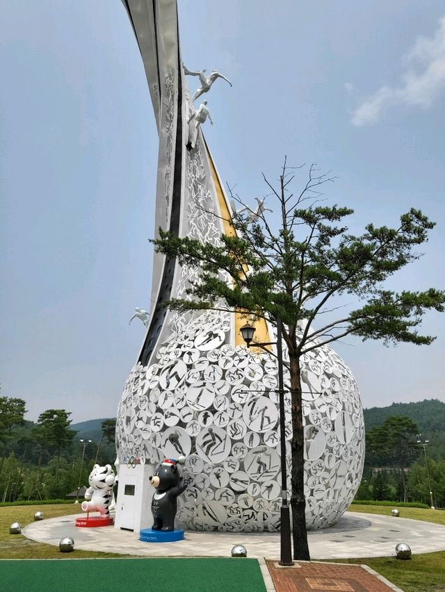 사계절 멋진풍경을 보여주는 평창 리조트