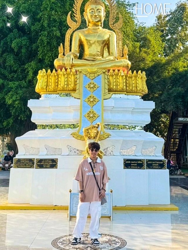 วัดพุทธพรหมยาน ไหว้พระที่วัดเกาะกลางน้ำขอพรปีใหม่