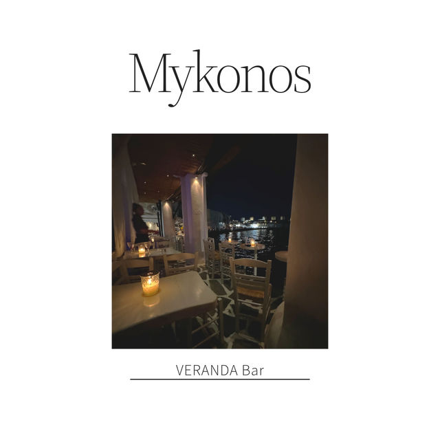 🇬🇷ミコノス代表の海辺bar🏝️🍸