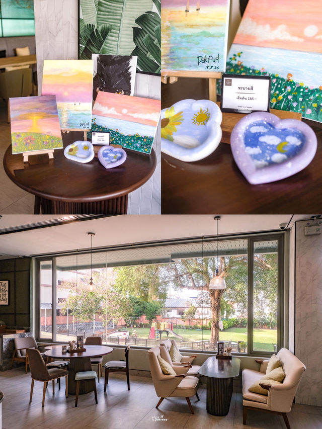 The Brown Door คาเฟ่ไวบ์ดีศรีราชา🥤🥘🌳