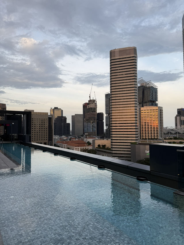 Rooftop pool at the Pullman Hill Street