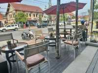 Organic coffee at Mineral coffee shop 