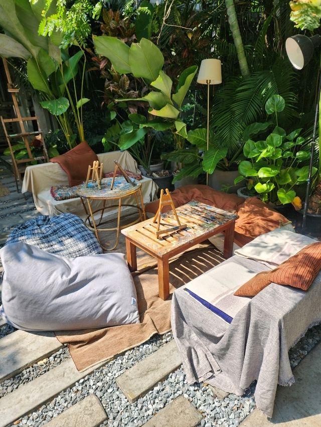 【バンコク】アートワークが出来る自然派カフェ🍀
