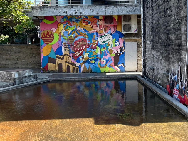 復古風💕台山水步“草坪里！當代網紅村🔥