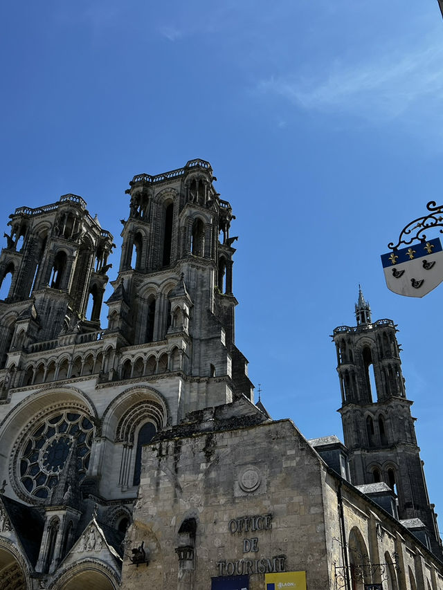 Laon Cathedral: France’s Majestic Gothic Marvel Above the Clouds