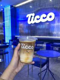 Chillin' in Blue: Sippin' Hazelnut Vibes at Ticco