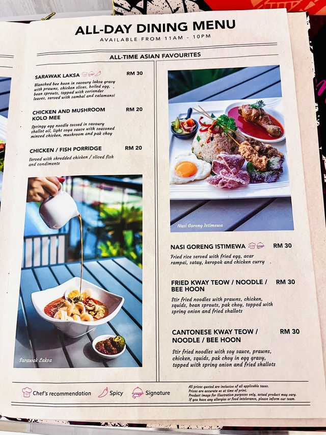 Café Via Mare at The Waterfront Hotel: Elegant Dining with a Taste of Sarawak