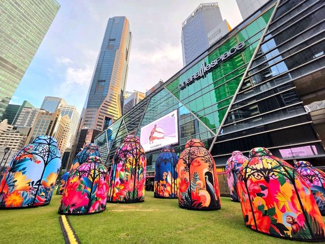 Step Into The Guardians at Raffles Place Park 