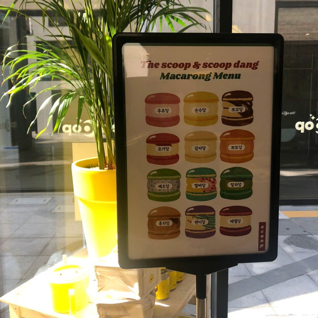 ☁️달콤함 가득한 노란 감성카페💛 스쿱당 뚱카롱 맛집