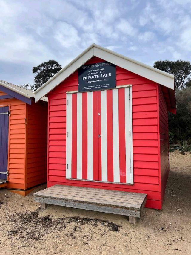 Brighton Beach Bathing Boxes