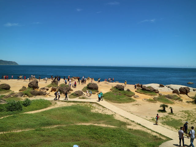 🪨 時間雕刻的藝術品｜野柳地質公園 🌊