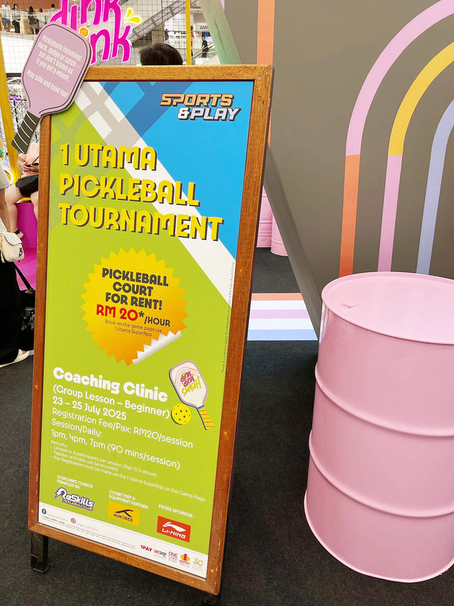 ピックルボールで大熱戦！1 Utama & One World Hotelでの週末アクティビティ