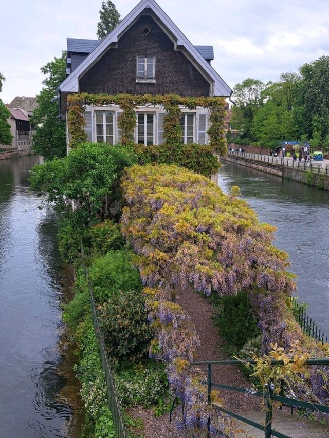 Beautiful city at the border between Germany and France