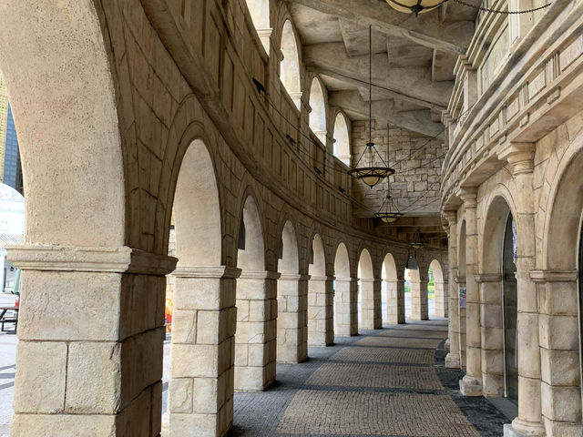 澳門🇲🇴漁人碼頭羅馬劇場🎭仿古建築