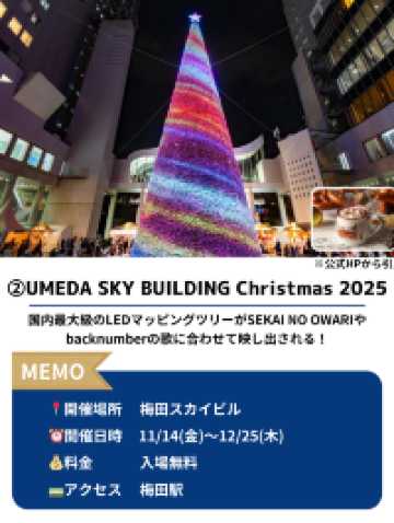 【大阪】クリスマスマーケット4選