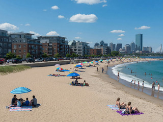 A Football Fan’s Day by the Atlantic Ocean