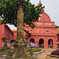 The red church of Melaka 