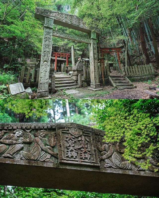 fantastic view of their temple and shrine.