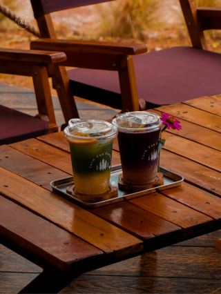 A hidden cafe in Rayong, located by the reservoir 🌳💖☕️