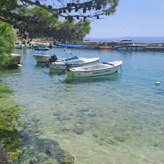 punta rata beach near split in croatia