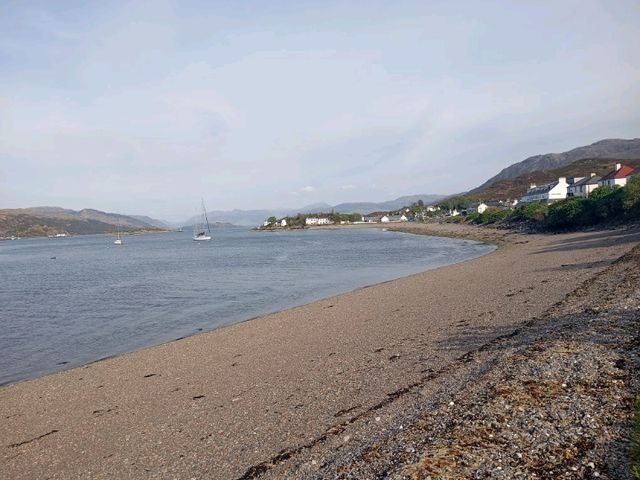 Skye Bridge and the village of Kyleakin 