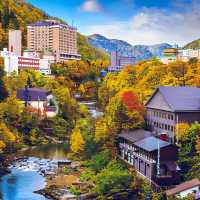 日本北海道🇯🇵定山溪溫泉🍁