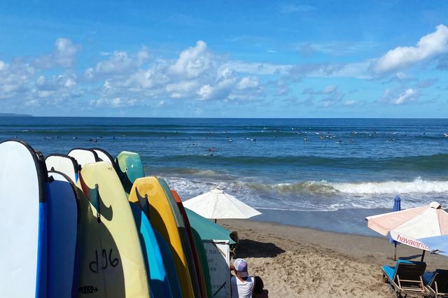 When you come to Bali, how can you miss surfing!