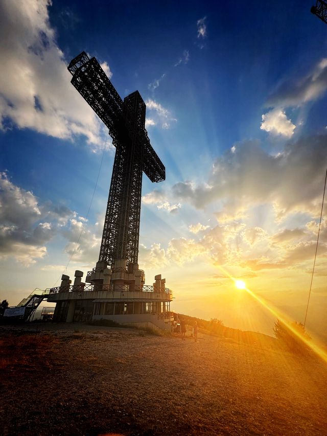 🌅 Macedonia 🇲🇰 Millennium Cross Sunset! 😍