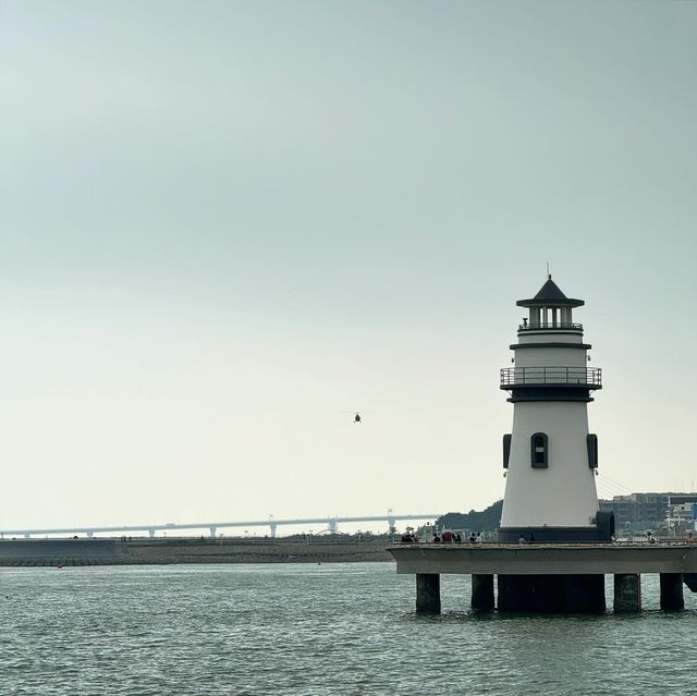 珠海·超級美的海濱公園：這個海濱公園景色無敵了！