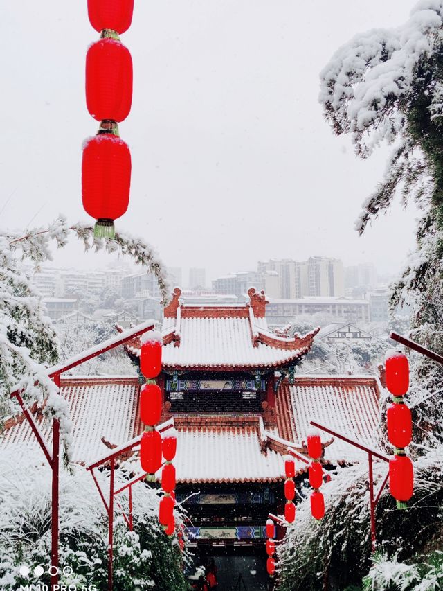 綿陽的雪：冬日童話