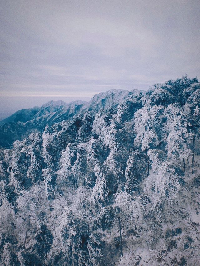 庐山冬日看雪