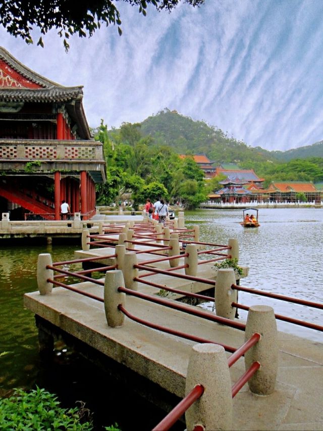 九曲橋美景，東湖落雁島的攝影天堂