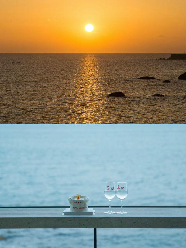 在青島崂山實現了人生願望：躺在床上看海